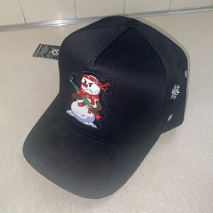 MZ Hatss EL SNOWMAN Baseball Hat NWT